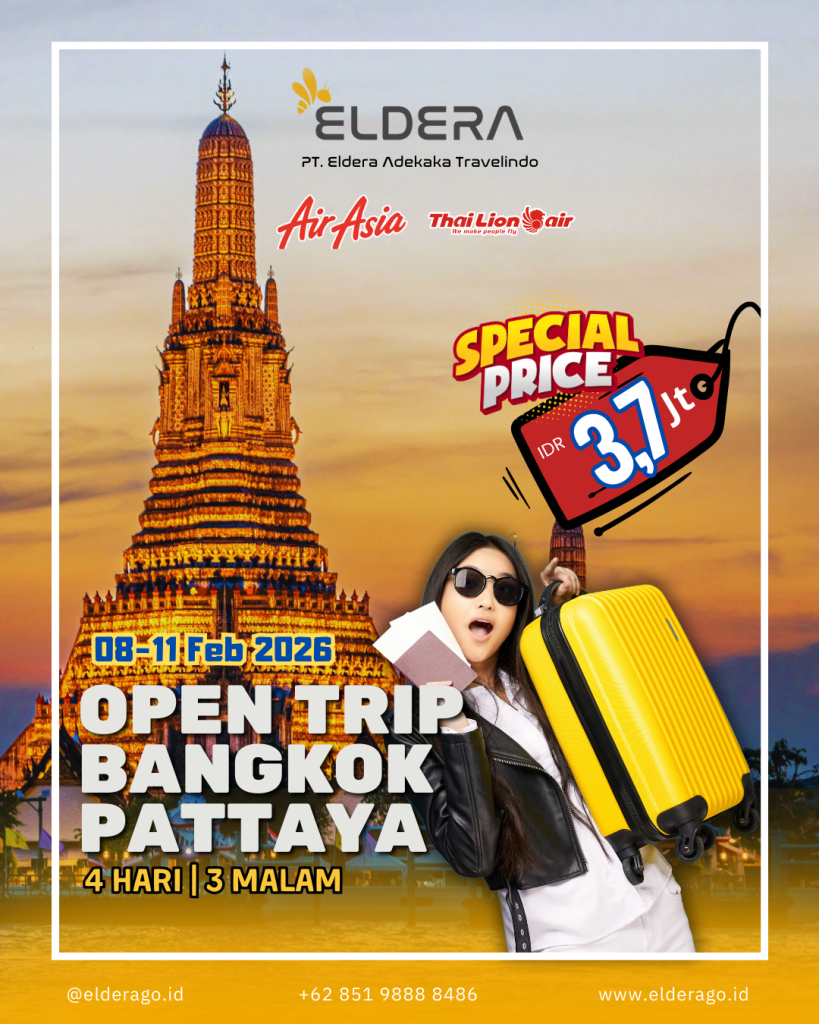 Paket Hemat Bangkok Pattaya ElderaGo